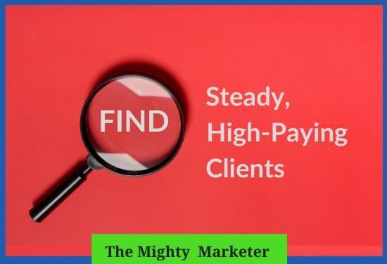 find high-paying clients